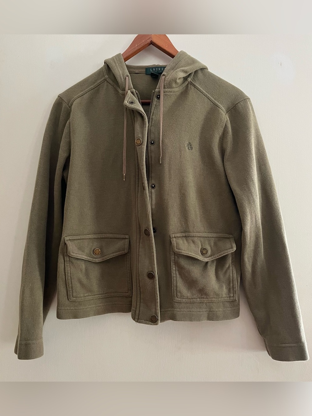 Lauren Ralph Lauren Olive Green Hoodie Size S